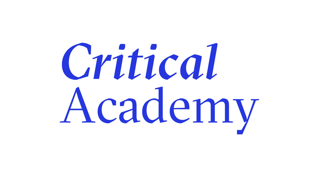 Critical Academy seminars coming up