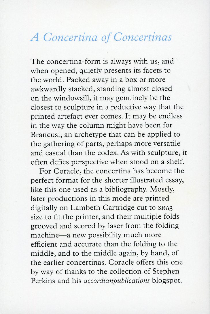 A Concertina of Concertinas The Library Project