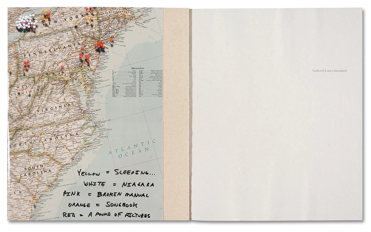 Gathered Leaves Annotated, Alec Soth – The Library Project