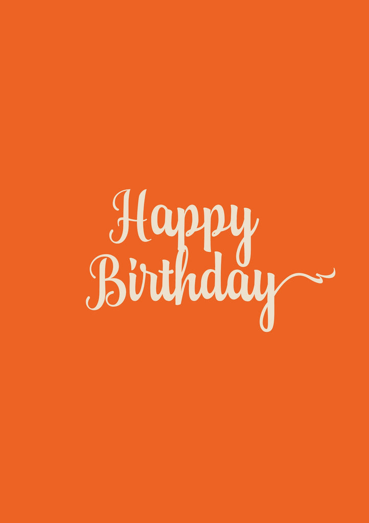 Happy Birthday A5 Greeting card