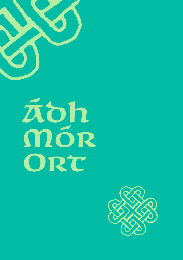 Ádh Mór Ort (Best Of Luck) A5 Greeting card