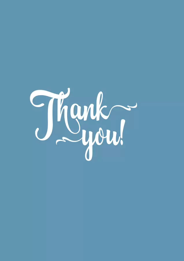 Thank you! A5 Greeting Card