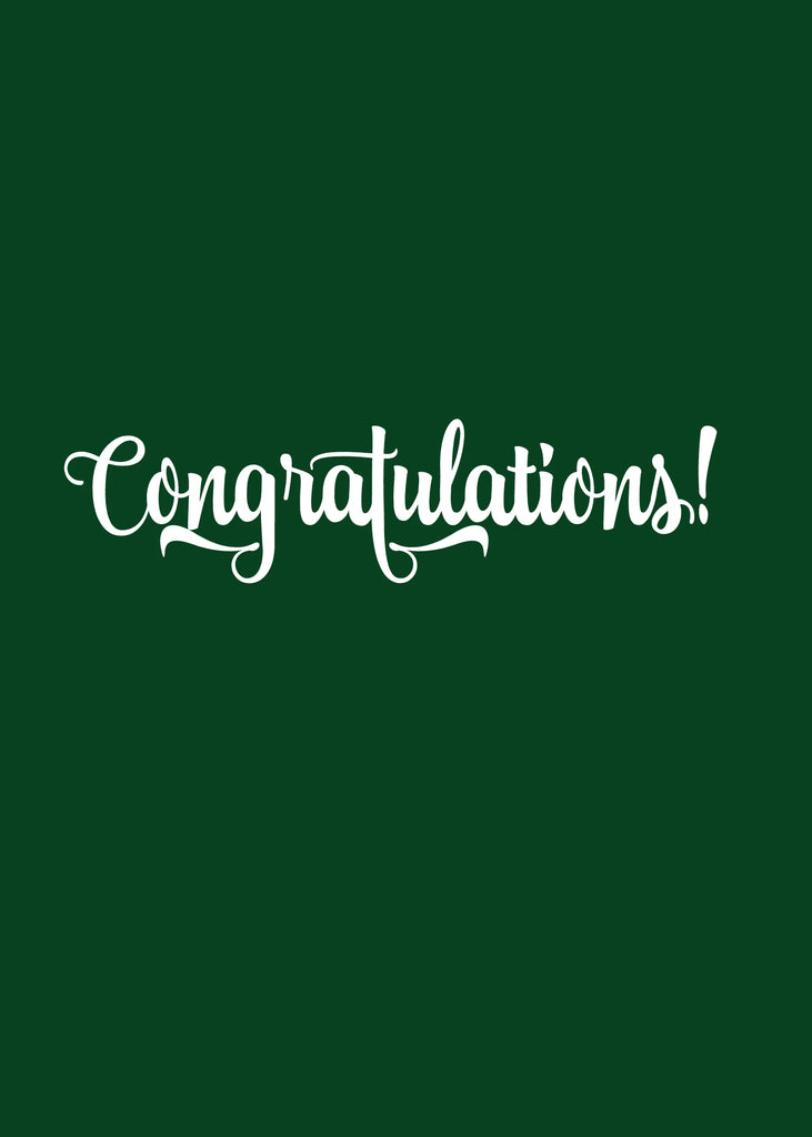 Congratulations A5 Greeting Card