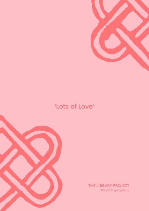'Grá Mór' (Lots of Love) A5 Greeting Card
