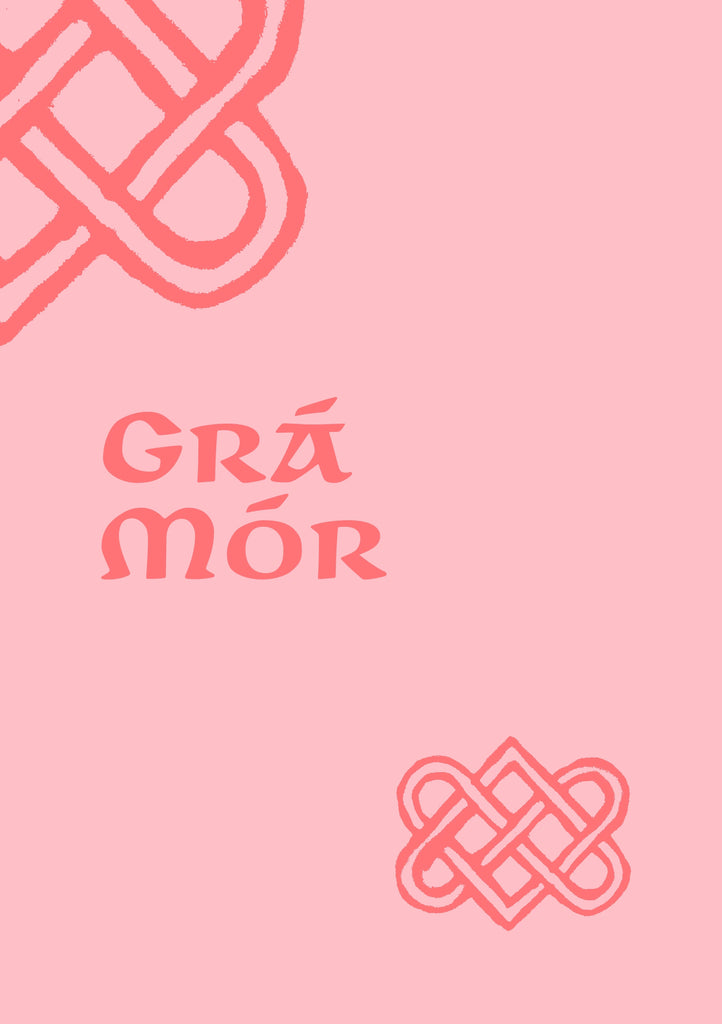 Grá Mór (Lots of Love) A5 Greeting Card