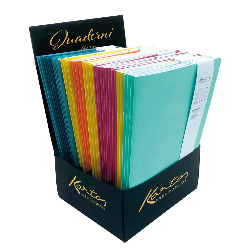 Kartos A4 Lined Notebooks - Assorted Colours