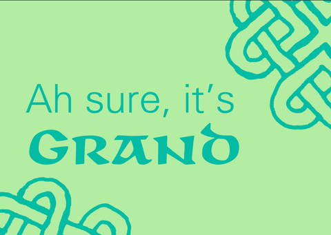 'It's Grand' Postcard