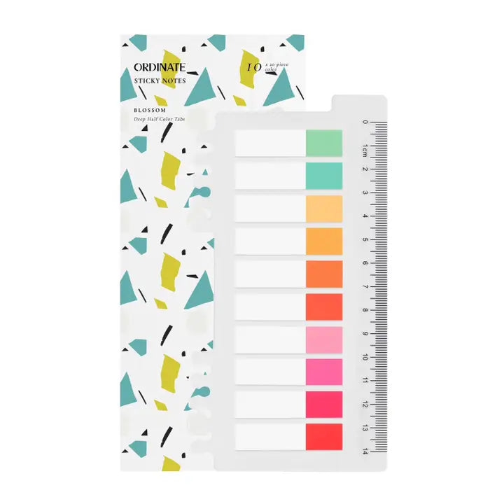 Ordinate Highlighter Stickers: Blossom Half Colour