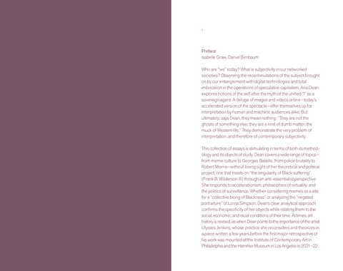 Bad Infinity: Selected Writings, Aria Dean