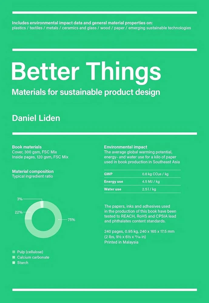 Better Things: Material for Sustainable Product Design, Daniel Liden