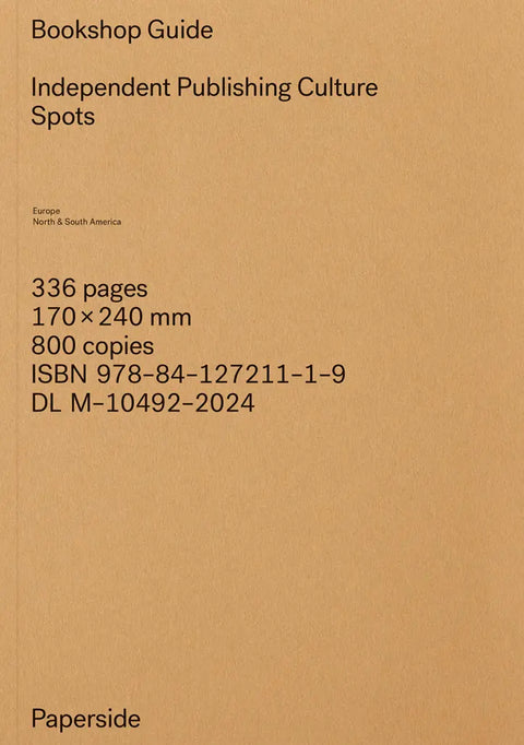 Bookshop Guide: Independent Publishing Culture Spots, Volume 2