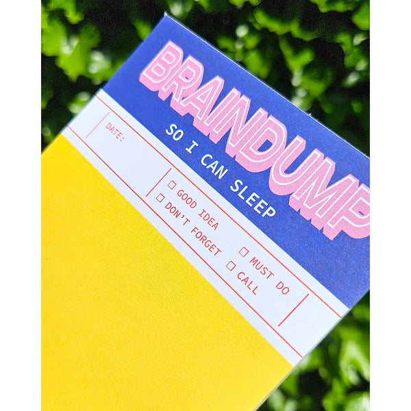 Braindump To-Do List Notepad A6