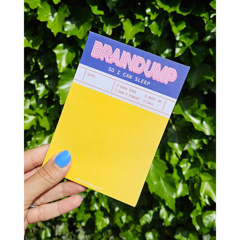 Braindump To-Do List Notepad A6