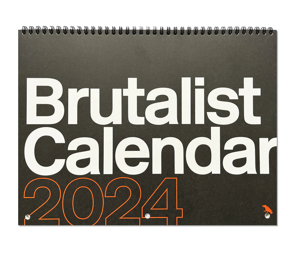 Brutalistischer Kalender 2024