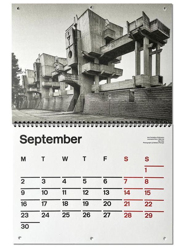 Brutalist Calendar 2024