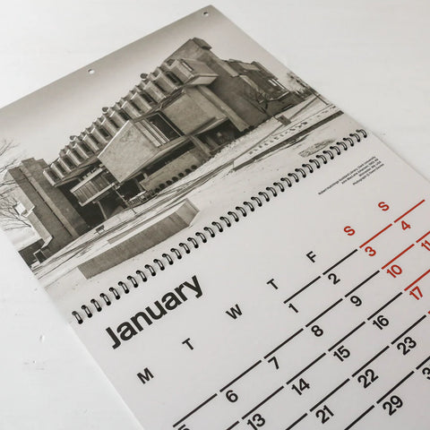 Brutalist Calendar 2026