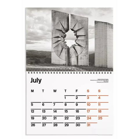 Brutalist Calendar 2027