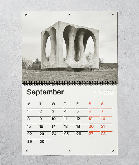 Brutalist Calendar 2025