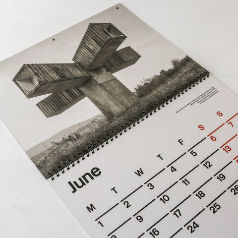 Brutalist Calendar 2026
