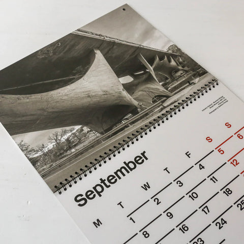 Brutalist Calendar 2026
