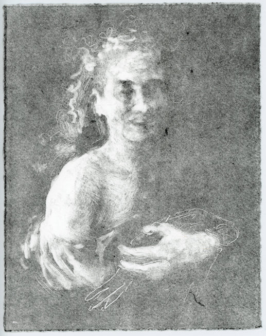 Caoimhe Dalton, Smiling woman holding a dead bird (ghost)