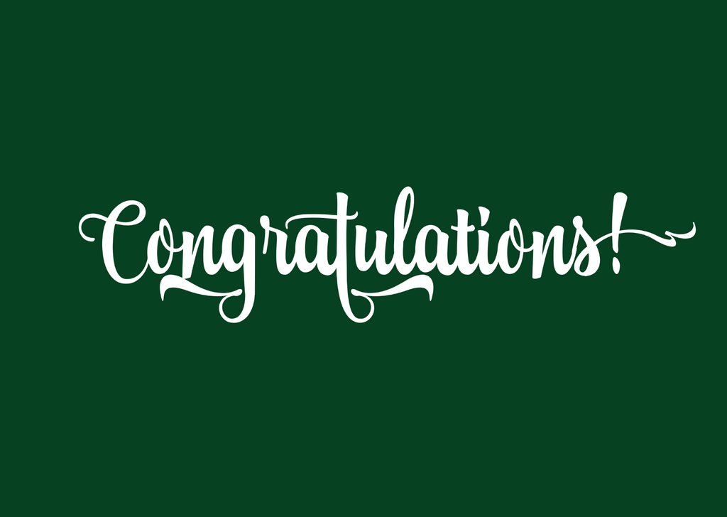 'Congratulations' Postcard