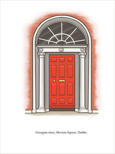 Porta georgiana, postals de Merrion Square, Joe Hollingsworth i OystercatcherTF