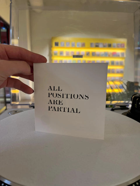 All Positions are Partial Download Card, David Donohoe
