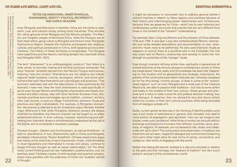 Enfleshed: Ecologies of Entities and Beings