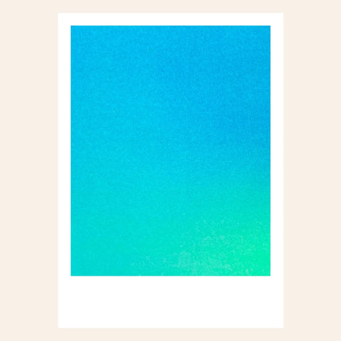 Feeling Aqua Riso Postcard