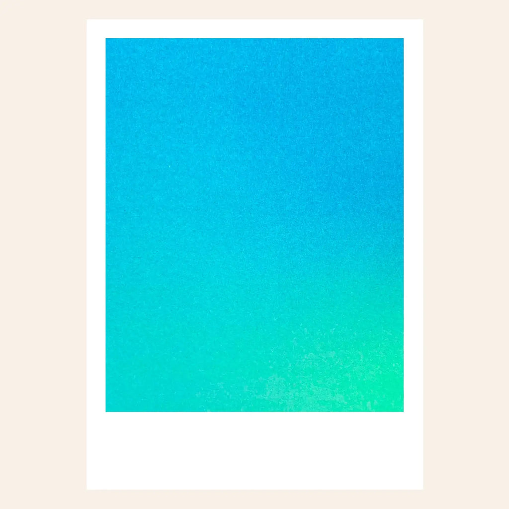 Feeling Aqua Riso Postcard