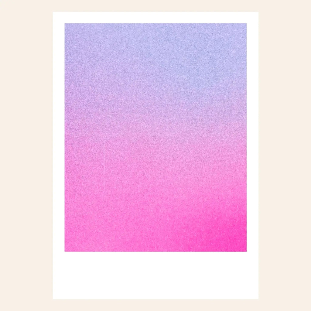 Feeling Blue Riso Postcard