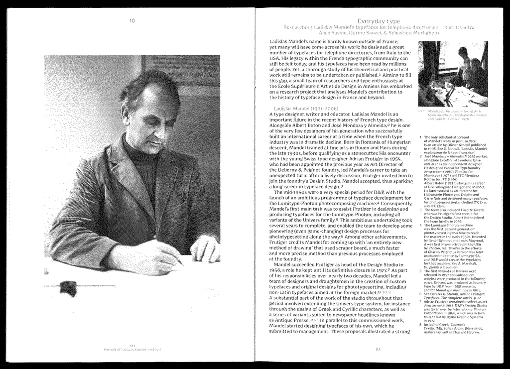 Footnotes, Issue B – The Library Project