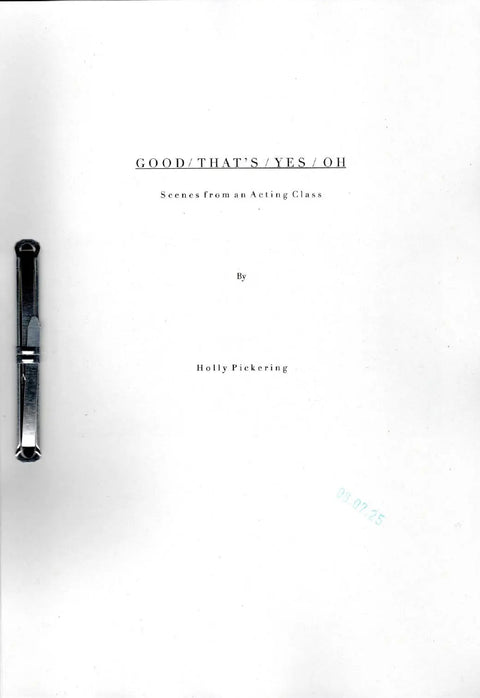 Bé / Això és / Sí / Oh, Holly Pickering
