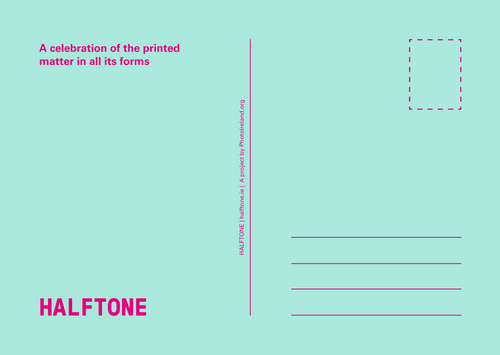 HALFTONE Postcard