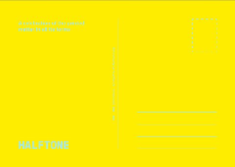 HALFTONE Postcard
