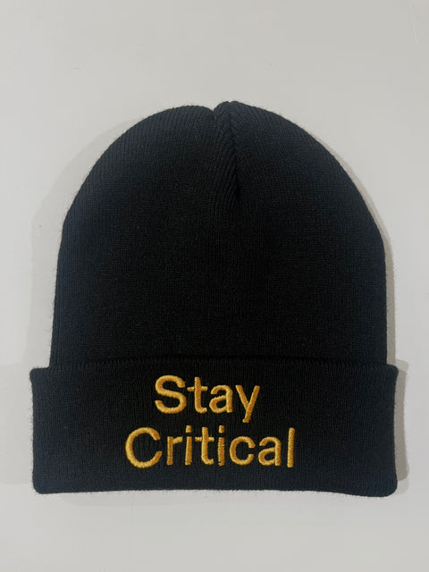 Stay Critical Beanie