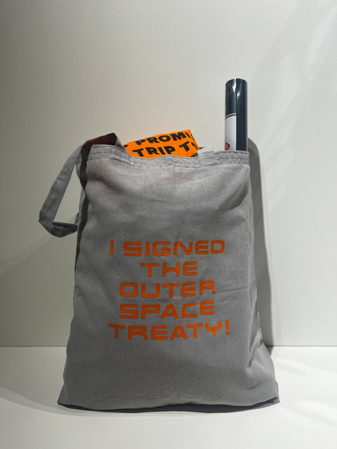 Rhi-Entry 'Outer Space Treaty' Tote Bag, Rhiannon Adam