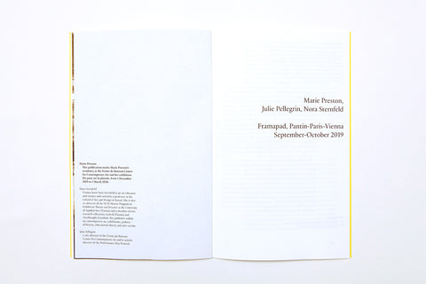 Digressions # 08, Marie Preston, Julie Pellegrin and Valérie Cudel