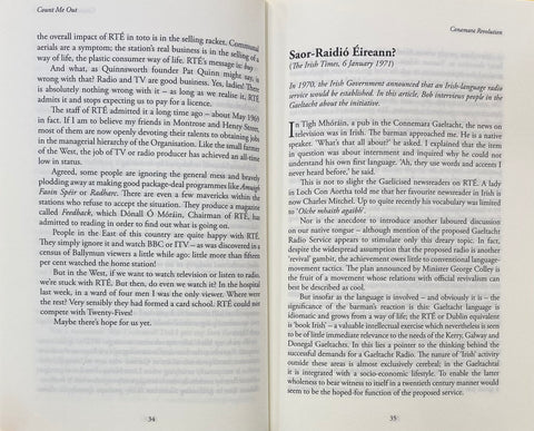 Count Me Out-Selected Writings of Filmmaker Bob Quinn, Toner Quinn