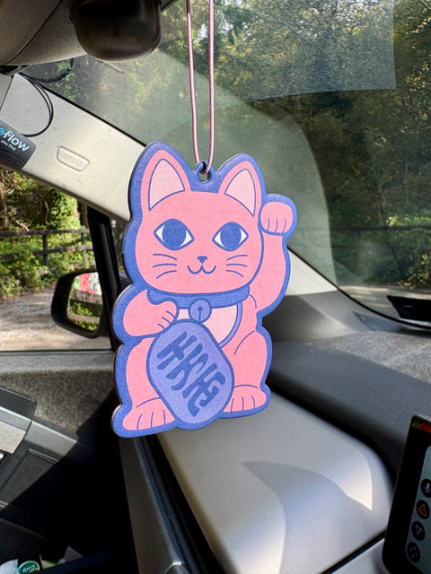 Maneki Neko Car Air Freshener