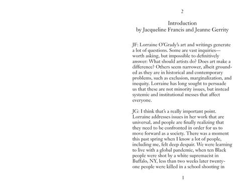 És ara el moment de la ira goiosa?, Jeanne Gerrity i Jacqueline Francis (eds.)