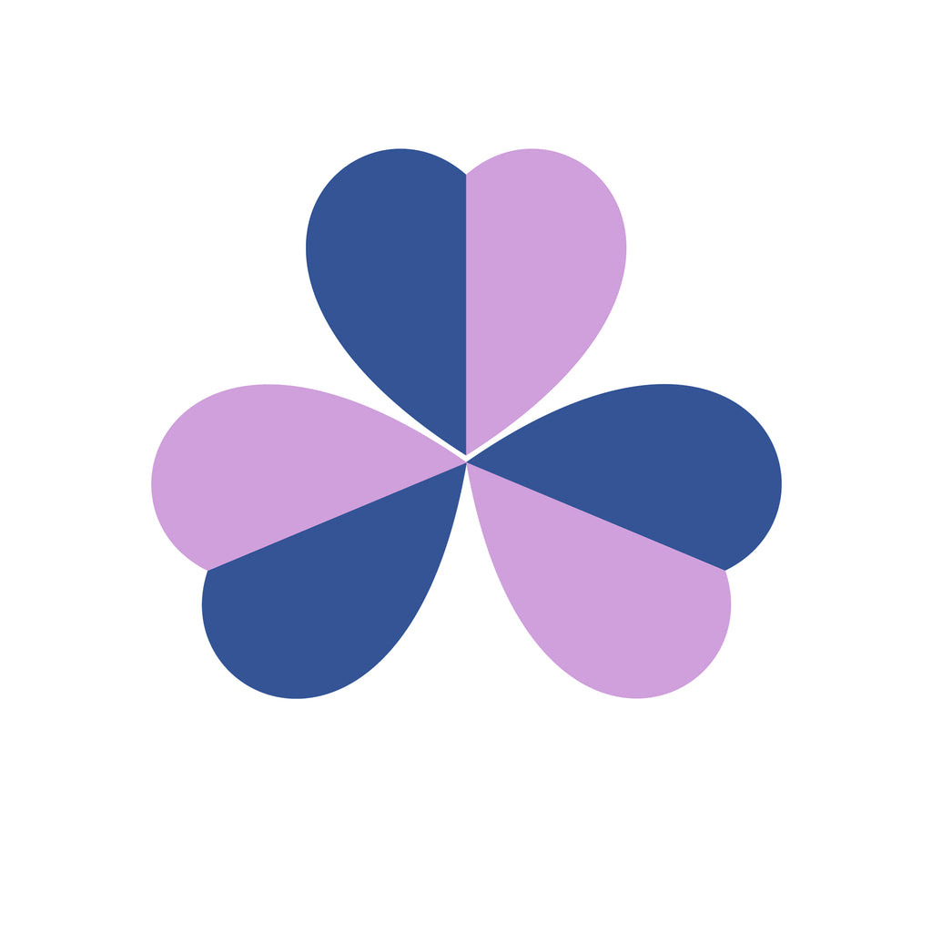 Dervla Clarke, Lilac+Blue Shamrock