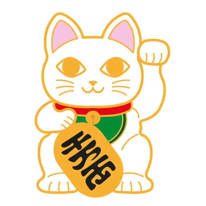 Maneki Neko Enamel Pin