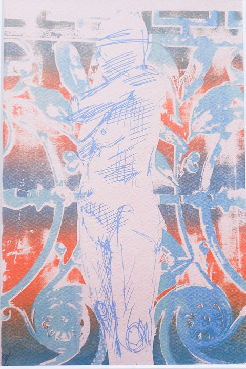 Maria Mollohan, Blue Sketch