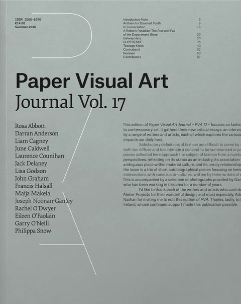 Paper Visual Art Journal, Vol. 17, Jack Delaney