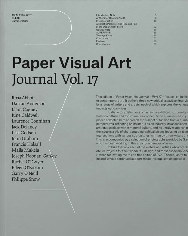 Paper Visual Art Journal, Bd. 14, Nathan O'Donnell, Adrian Duncan und Niamh Dunphy