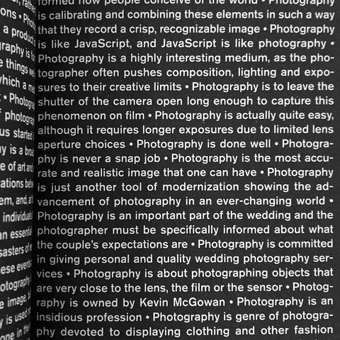 Photography Is, Mishka Henner