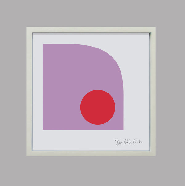Dervla Clarke, Red+Lilac Shape A