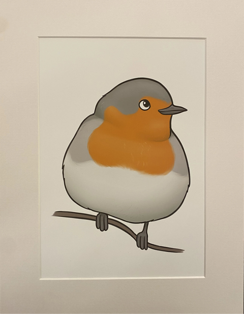 Robyn Mounted Print, Joe Hollingsworth & OystercatcherTF